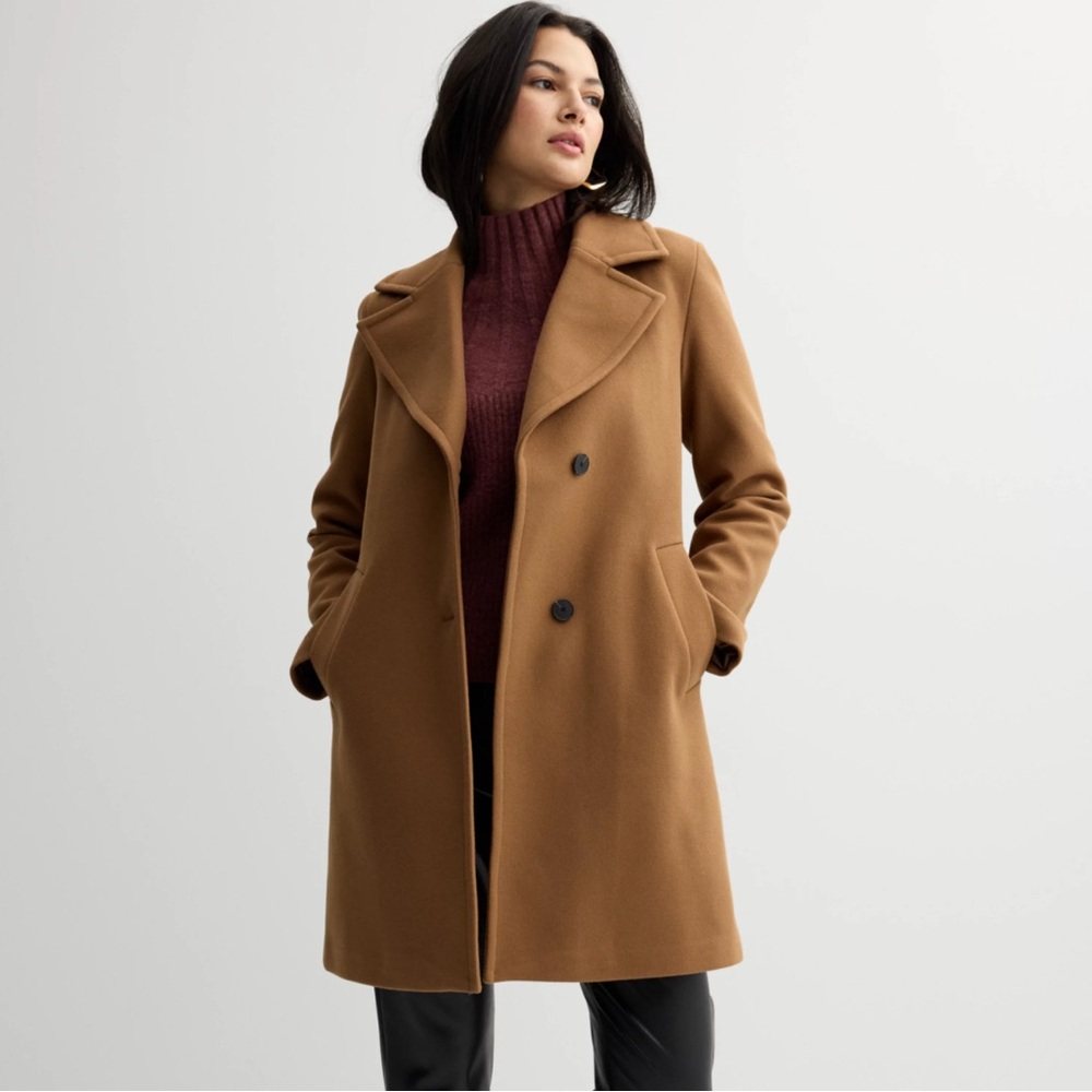 NWT Women’s Nine West Camel Trench Coat - Picture 1 of 14